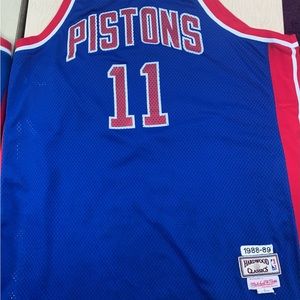 Isiah Thomas Mitchell & Ness Detroit Pistons NBA Hardwood Classics Size 54